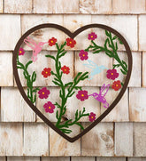 Plow & Hearth Home Accents | Indoor Living Indoor/Outdoor Hummingbird And Heart Wall Art