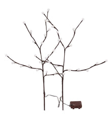 Plow & Hearth Home Accents | Indoor Living Indoor/Outdoor Lighted Mini Globe Branches, Set Of 2