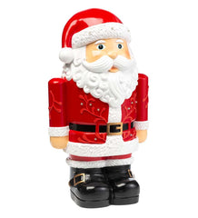 Plow & Hearth Home Accents | Indoor Living Indoor/Outdoor Lighted Santa Claus Shorty Statue - White