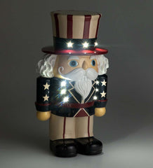 Plow & Hearth Home Accents | Indoor Living Indoor/Outdoor Lighted Uncle Sam Shorty Statue