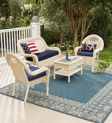 Plow & Hearth Home Accents | Indoor Living Indoor/Outdoor Patriotic Throw Pillows - Heart