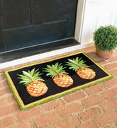 Plow & Hearth Home Accents | Indoor Living Indoor/Outdoor Pineapple Hooked Accent Rug