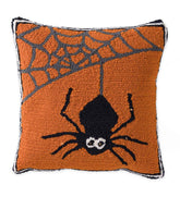 Plow & Hearth Home Accents | Indoor Living Indoor/Outdoor Polypropylene Lighted Spider Web Throw Pillow