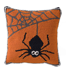 Plow & Hearth Home Accents | Indoor Living Indoor/Outdoor Polypropylene Lighted Spider Web Throw Pillow