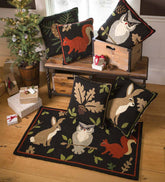 Plow & Hearth Home Accents | Indoor Living Indoor/Outdoor Woodland Throw Pillows And Rugs Set