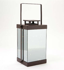 Plow & Hearth Home Accents | Indoor Living Led Mirror Lantern - Gray