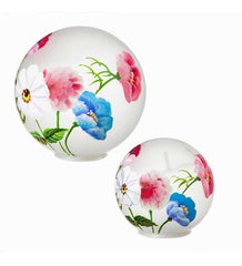 Plow & Hearth Home Accents | Indoor Living Led Vivid Bouquet Lighted Globes, Set Of 2