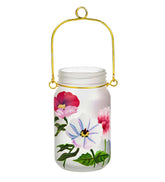 Plow & Hearth Home Accents | Indoor Living Led Vivid Bouquet Mason Jar Lantern