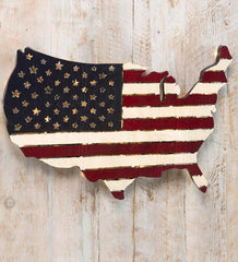 Plow & Hearth Home Accents | Indoor Living Lighted Americana Flag Art