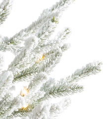 Plow & Hearth Home Accents | Indoor Living Lighted Potted Snow-Dusted Norway Spruce