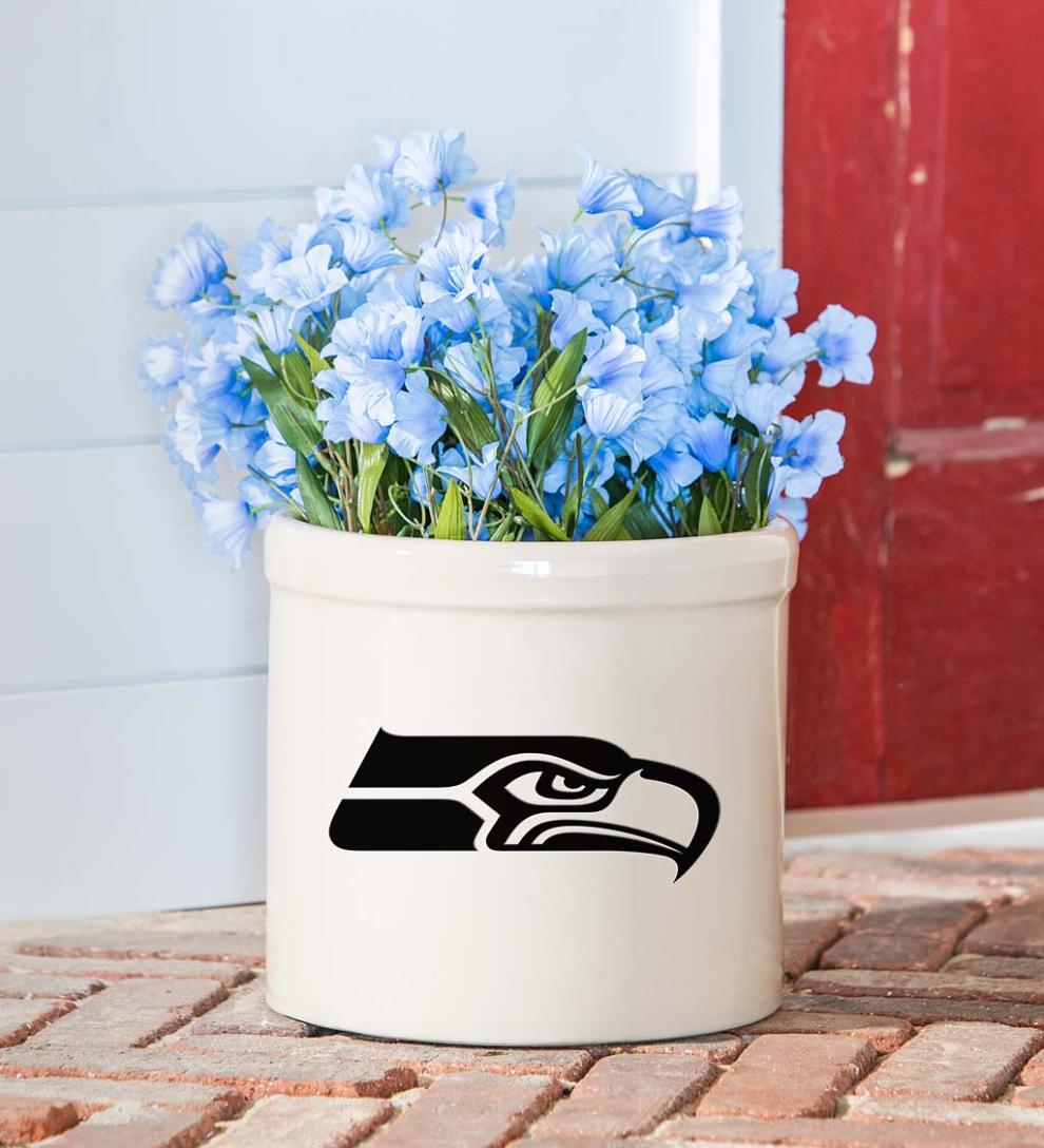 Plow & Hearth Home Accents | Indoor Living Nfl Team Logo Stoneware Crock - Arizona Cardinals