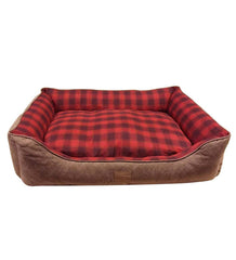 Plow & Hearth Home Accents | Indoor Living Pendleton Kuddler Pet Bed In Ombre Plaid
