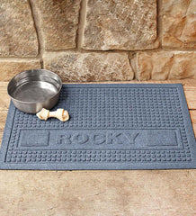 Plow & Hearth Home Accents | Indoor Living Personalized Waterhog Squares Pet Doormat