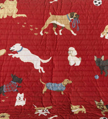 Plow & Hearth Home Accents | Indoor Living Protective Pet Sofa Cover, Dog Park Design