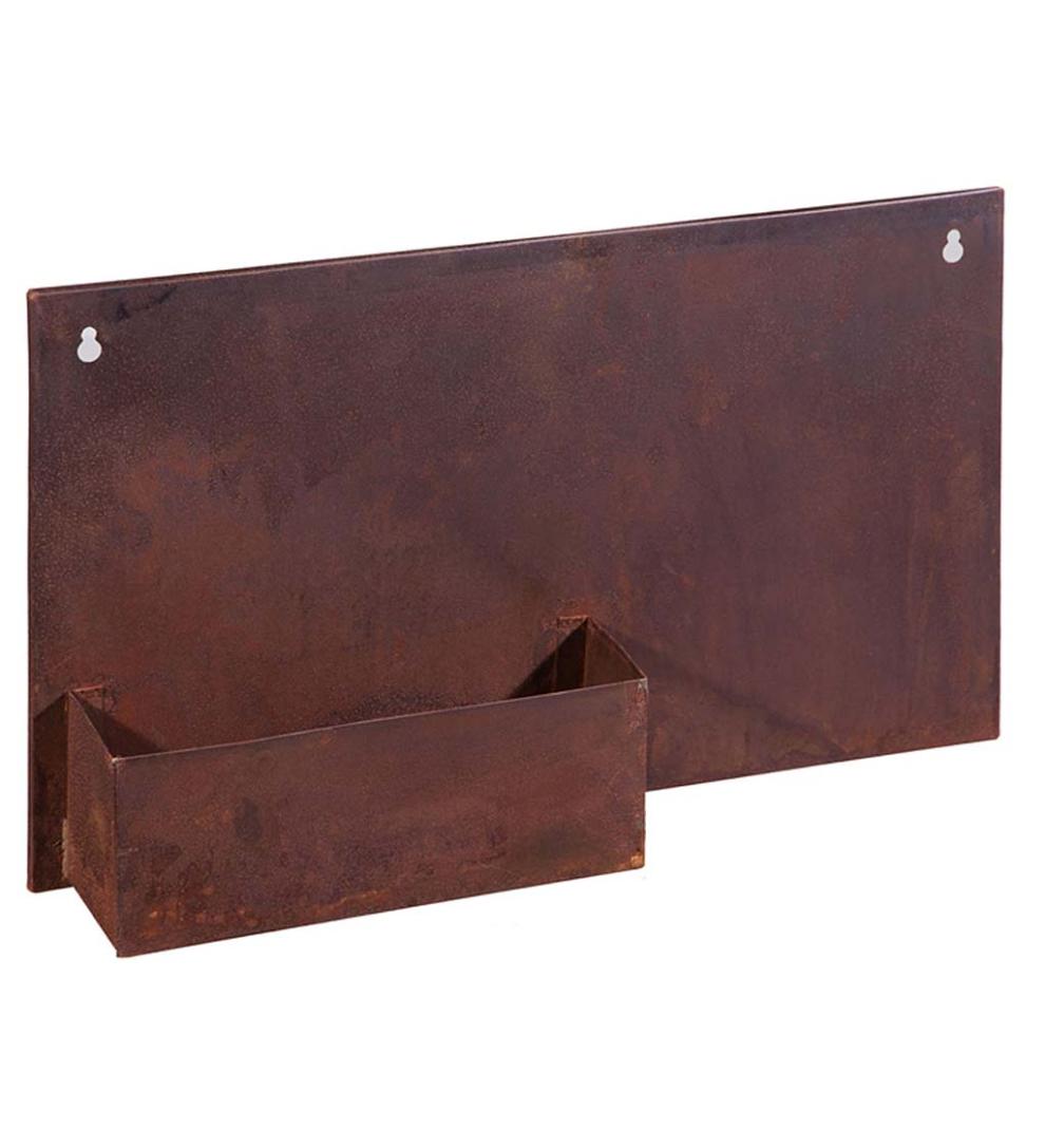 Plow & Hearth Home Accents | Indoor Living Rusted Wall Planter