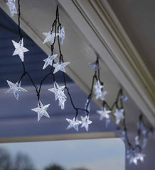 Plow & Hearth Home Accents | Indoor Living Solar Star-Shaped String Lights