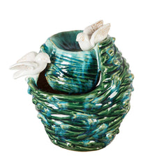Plow & Hearth Home Accents | Indoor Living Two Birds Ceramic Fountain