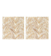 Plow & Hearth Home Accents | Indoor Living Two Panel White Washed Tropical Wall Art