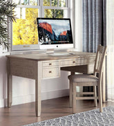 Plow & Hearth Home Office | Indoor Living Chelsea Power Station Desk And Slat Back Chair