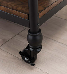 Plow & Hearth Home Office | Indoor Living Convington Side Table With Power Outlets And Usb Charging Ports - Oak