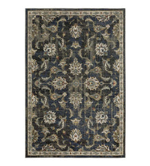 Plow & Hearth Home Office | Indoor Living Heartland Border Polypropylene Rug