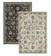 Plow & Hearth Home Office | Indoor Living Heartland Border Polypropylene Rug