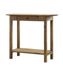 Plow & Hearth Home Office | Indoor Living Rowan Ridge Reclaimed Pine Oval Console Table