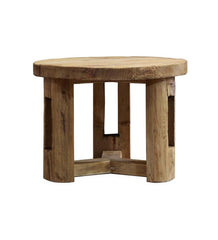 Plow & Hearth Home Office | Indoor Living Rowan Ridge Reclaimed Pine Round End Table