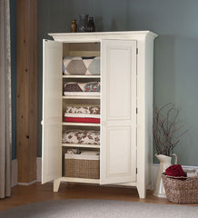 Plow & Hearth Hutches & Cupboards | Indoor Living Handcrafted Linen Cupboard - Avocado Green