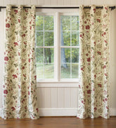 Plow & Hearth Insulated Curtains | Indoor Living Jacobean Thermalogic Grommet-Top Curtains