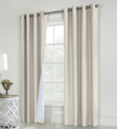 Plow & Hearth Insulated Curtains | Indoor Living Thermaplus Slubbed Blackout Curtain Pairs With Grommets