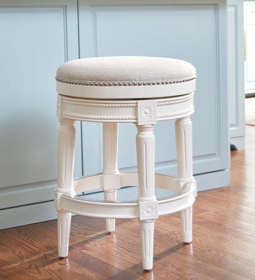 Plow & Hearth Kitchen & Bar Stools | Indoor Living Chapman Swivel Seat Bar And Counter Stools