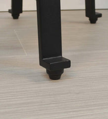 Plow & Hearth Kitchen & Bar Stools | Indoor Living Wood And Metal Saddle Seat Stool - Chestnut