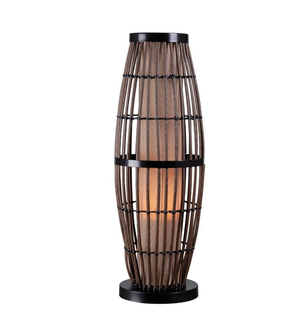 Plow & Hearth Outdoor Lamps & Lighting | Outdoor Living Biscayne Outdoor Floor Lamp - Rattan