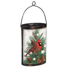 Plow & Hearth Outdoor Lamps & Lighting | Outdoor Living Cardinal And Spruce Solar Glass Lantern