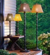 Plow & Hearth Outdoor Lamps & Lighting | Outdoor Living Waterproof Outdoor Wicker Lamp