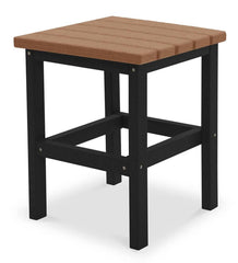 Plow & Hearth Outdoor Side Tables | Outdoor Living May River Outdoor Side Table - Coastal Gray/White