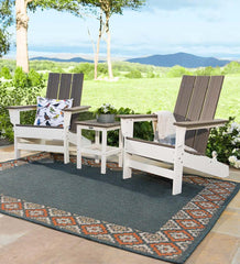 Plow & Hearth Outdoor Side Tables | Outdoor Living May River Outdoor Side Table - Coastal Gray/White