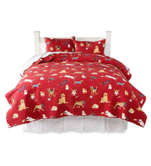 Plow & Hearth Quilts & Bedspreads | Indoor Living Dog Park Cotton Quilt Sets