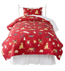 Plow & Hearth Quilts & Bedspreads | Indoor Living Dog Park Cotton Quilt Sets