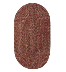 Plow & Hearth Small Accent Rugs | Indoor Living Indoor/Outdoor Oval Pine Creek Braided Polypropylene Rug