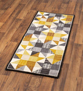 Plow & Hearth Small Accent Rugs | Indoor Living Indoor/Outdoor Springtime Quilt Polypropylene Rug Runner