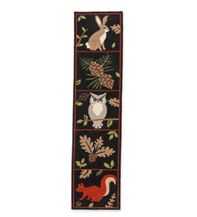 Plow & Hearth Small Accent Rugs | Indoor Living Indoor/Outdoor Woodland Runner