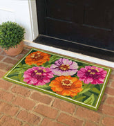 Plow & Hearth Small Accent Rugs | Indoor Living Indoor/Outdoor Zinnia Hooked Polypropylene Accent Rug