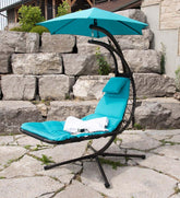 Plow & Hearth Swings & Hammocks | Outdoor Living Hanging Dream Chair Lounger - Silver