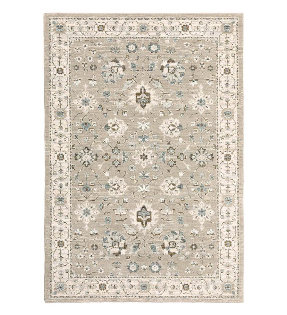Plow & Hearth Synthetic Rugs | Indoor Living Ashland Daybreak Synthetic Blend Indoor Border Rug