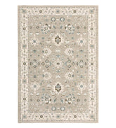 Plow & Hearth Synthetic Rugs | Indoor Living Ashland Daybreak Synthetic Blend Indoor Border Rug