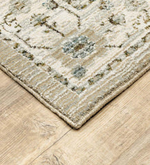 Plow & Hearth Synthetic Rugs | Indoor Living Ashland Daybreak Synthetic Blend Indoor Border Rug