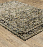 Plow & Hearth Synthetic Rugs | Indoor Living Ashland Evening Synthetic Blend Indoor Border Rug