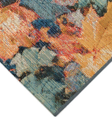 Plow & Hearth Synthetic Rugs | Indoor Living Autumn Leaves 100% Polypropylene Indoor/Outdoor Rug